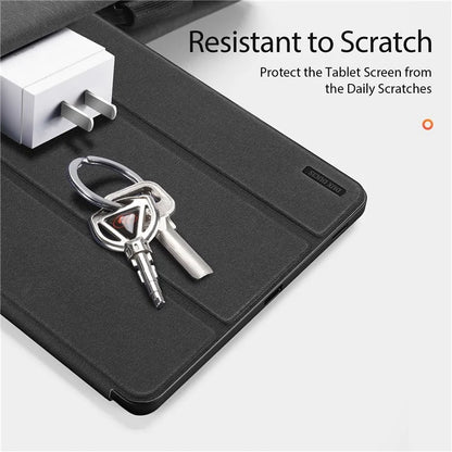 DUX DUCIS Domo Series for Samsung Galaxy Tab S9 FE Case Tri-fold Stand Leather Smart Folio Tablet Case