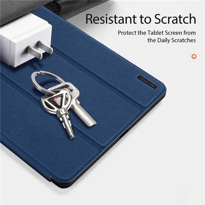 DUX DUCIS Domo Series for Samsung Galaxy Tab S9 FE Case Tri-fold Stand Leather Smart Folio Tablet Case