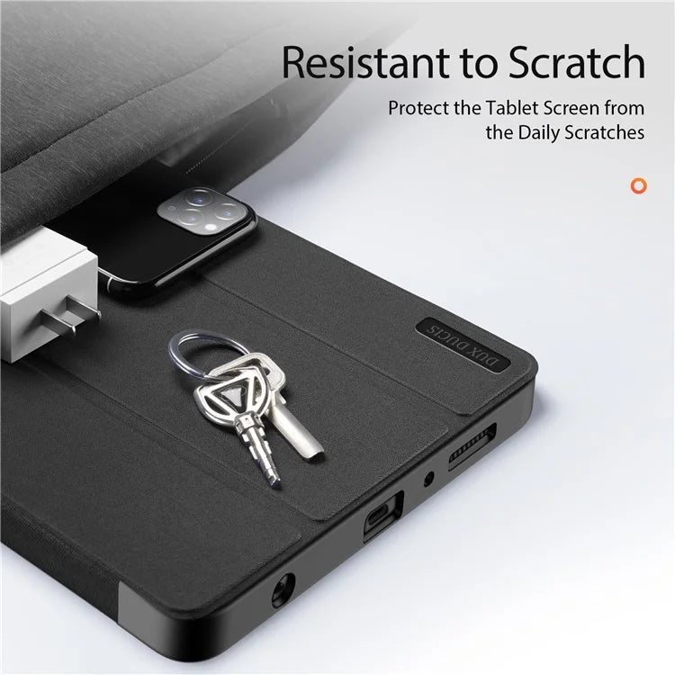 DUX DUCIS Domo Series for Samsung Galaxy Tab A9 Leather Business Case Tri-fold Stand Smart Tablet Cover