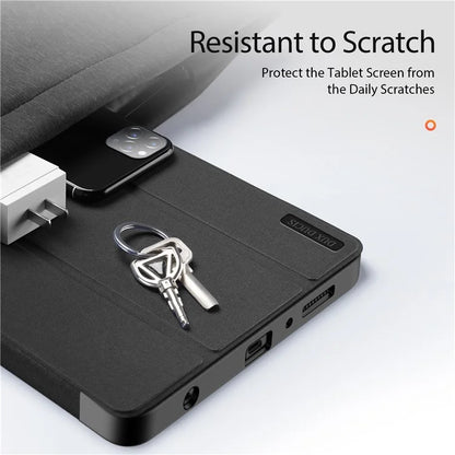 DUX DUCIS Domo Series for Samsung Galaxy Tab A9 Leather Business Case Tri-fold Stand Smart Tablet Cover