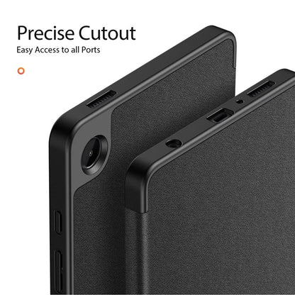 DUX DUCIS Domo Series for Samsung Galaxy Tab A9 Leather Business Case Tri-fold Stand Smart Tablet Cover
