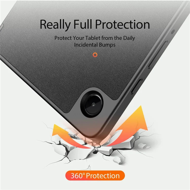 DUX DUCIS Domo Series for Samsung Galaxy Tab A9 Leather Business Case Tri-fold Stand Smart Tablet Cover