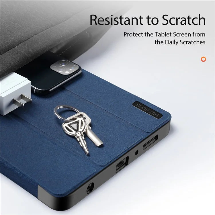 DUX DUCIS Domo Series for Samsung Galaxy Tab A9 Leather Business Case Tri-fold Stand Smart Tablet Cover