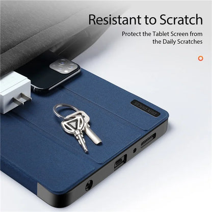 DUX DUCIS Domo Series for Samsung Galaxy Tab A9 Leather Business Case Tri-fold Stand Smart Tablet Cover