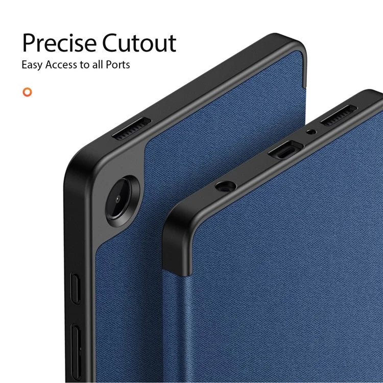 DUX DUCIS Domo Series for Samsung Galaxy Tab A9 Leather Business Case Tri-fold Stand Smart Tablet Cover