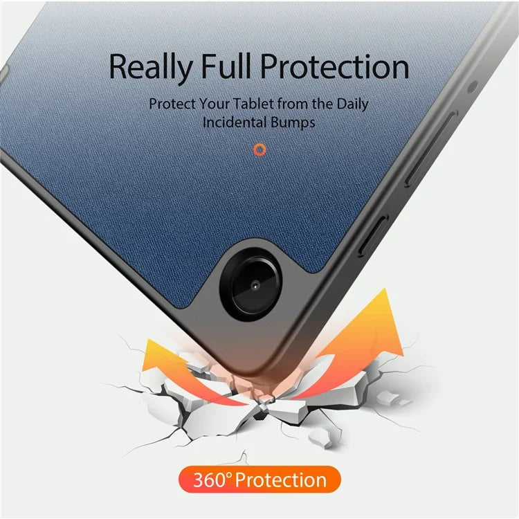 DUX DUCIS Domo Series for Samsung Galaxy Tab A9 Leather Business Case Tri-fold Stand Smart Tablet Cover