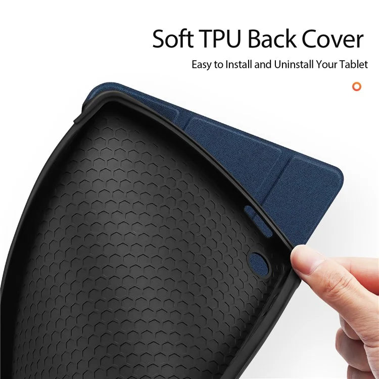 DUX DUCIS Domo Series for Samsung Galaxy Tab A9 Leather Business Case Tri-fold Stand Smart Tablet Cover