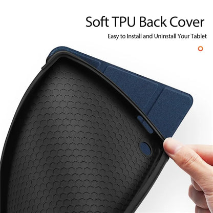 DUX DUCIS Domo Series for Samsung Galaxy Tab A9 Leather Business Case Tri-fold Stand Smart Tablet Cover