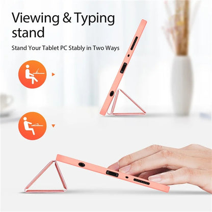 DUX DUCIS Domo Series for Samsung Galaxy Tab A9 Leather Business Case Tri-fold Stand Smart Tablet Cover