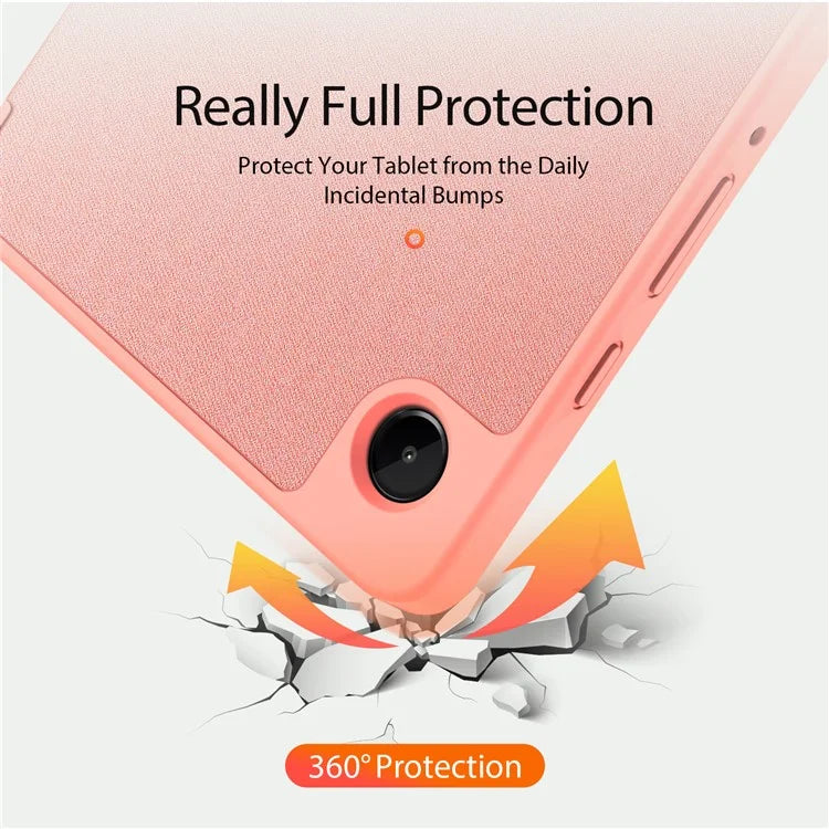 DUX DUCIS Domo Series for Samsung Galaxy Tab A9 Leather Business Case Tri-fold Stand Smart Tablet Cover