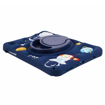 For Samsung Galaxy Tab A7 Lite 8.7-inch T220 Case Astronaut Tablet Kickstand Cover with Lanyard