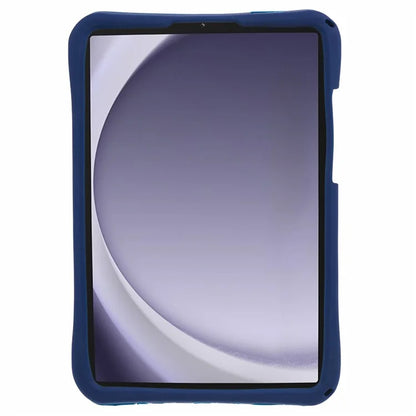 For Samsung Galaxy Tab A9 T220 X110 / X117 Case Kickstand Silicone + PC Tablet Cover with Lanyard