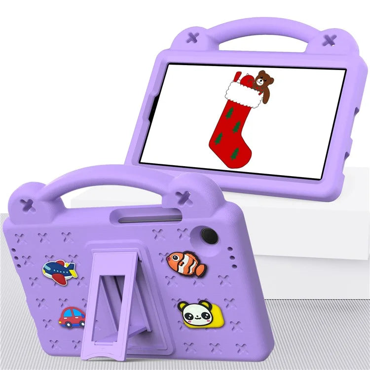 For Samsung Galaxy Tab A9 Case EVA Tablet Cover Anti-Drop Kickstand Case with Grip Handle
