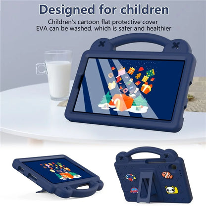 For Samsung Galaxy Tab A9 Case EVA Tablet Cover Anti-Drop Kickstand Case with Grip Handle