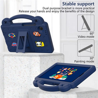 For Samsung Galaxy Tab A9 Case EVA Tablet Cover Anti-Drop Kickstand Case with Grip Handle