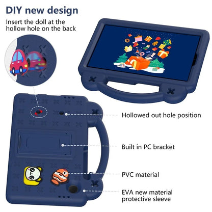 For Samsung Galaxy Tab A9 Case EVA Tablet Cover Anti-Drop Kickstand Case with Grip Handle