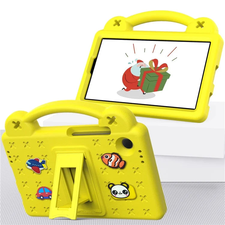 For Samsung Galaxy Tab A9 Case EVA Tablet Cover Anti-Drop Kickstand Case with Grip Handle