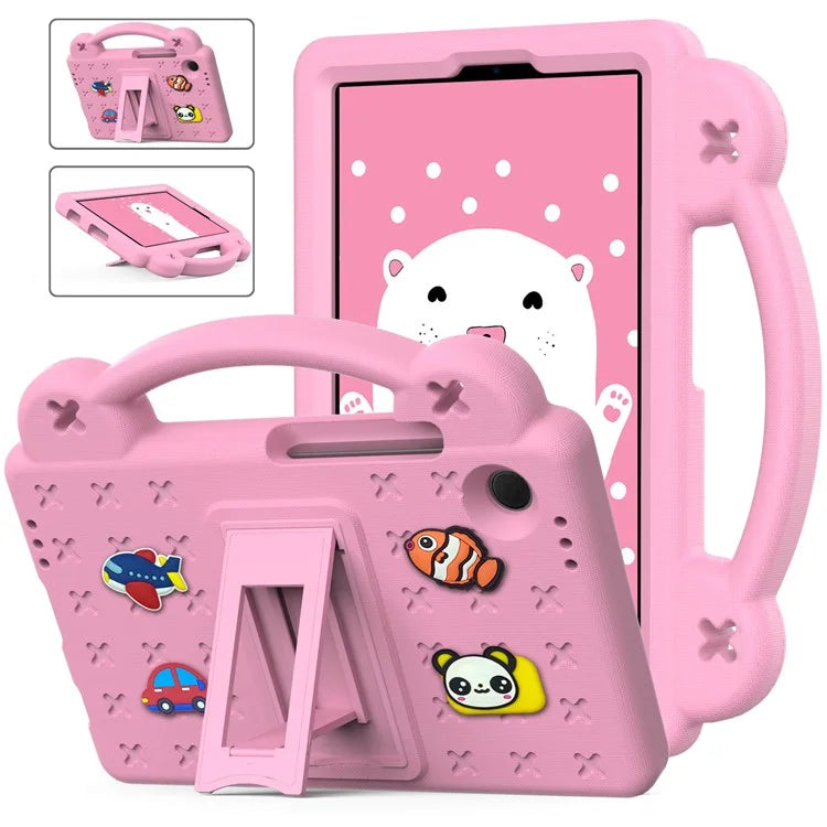 For Samsung Galaxy Tab A9 Case EVA Tablet Cover Anti-Drop Kickstand Case with Grip Handle