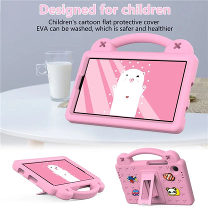 For Samsung Galaxy Tab A9 Case EVA Tablet Cover Anti-Drop Kickstand Case with Grip Handle