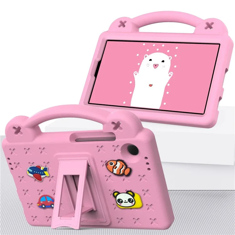 For Samsung Galaxy Tab A9 Case EVA Tablet Cover Anti-Drop Kickstand Case with Grip Handle