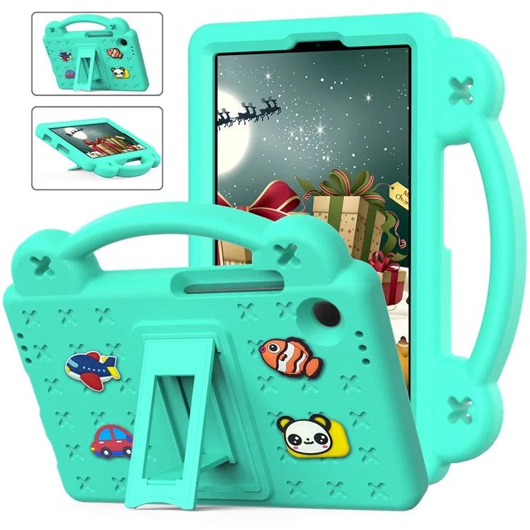 For Samsung Galaxy Tab A9 Case EVA Tablet Cover Anti-Drop Kickstand Case with Grip Handle