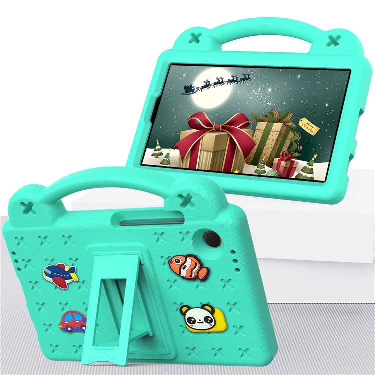 For Samsung Galaxy Tab A9 Case EVA Tablet Cover Anti-Drop Kickstand Case with Grip Handle