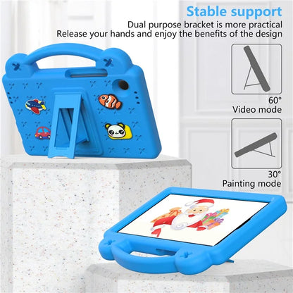 For Samsung Galaxy Tab A9 Case EVA Tablet Cover Anti-Drop Kickstand Case with Grip Handle