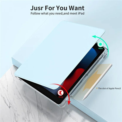 For iPad 9.7-inch (2017) / (2018) / iPad Air (2013) / Air 2 Case Kickstand Detachable Tablet Cover