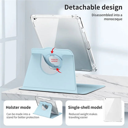 For iPad 9.7-inch (2017) / (2018) / iPad Air (2013) / Air 2 Case Kickstand Detachable Tablet Cover