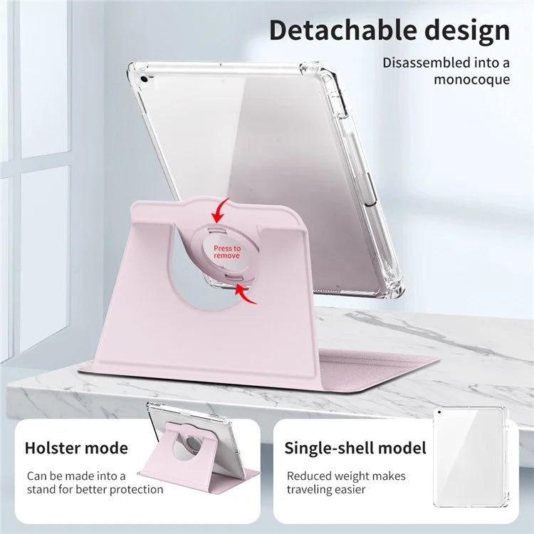 For iPad 9.7-inch (2017) / (2018) / iPad Air (2013) / Air 2 Case Kickstand Detachable Tablet Cover