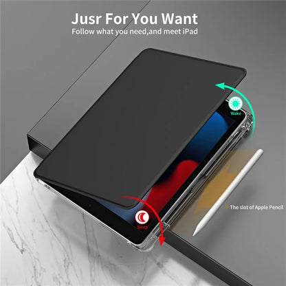 For iPad 9.7-inch (2017) / (2018) / iPad Air (2013) / Air 2 Case Kickstand Detachable Tablet Cover