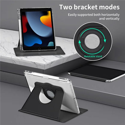 For iPad 9.7-inch (2017) / (2018) / iPad Air (2013) / Air 2 Case Kickstand Detachable Tablet Cover