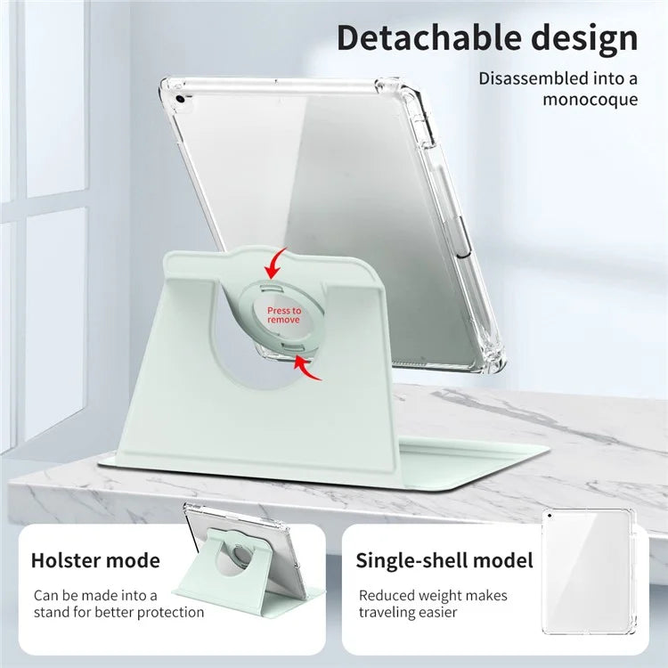 For iPad 9.7-inch (2017) / (2018) / iPad Air (2013) / Air 2 Case Kickstand Detachable Tablet Cover