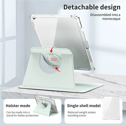 For iPad 9.7-inch (2017) / (2018) / iPad Air (2013) / Air 2 Case Kickstand Detachable Tablet Cover