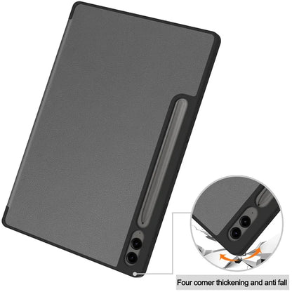 For Samsung Galaxy Tab S9 FE+ / Tab S9+ Case PU Leather+TPU Auto Sleep / Wake Tablet Cover with Pencil Holder