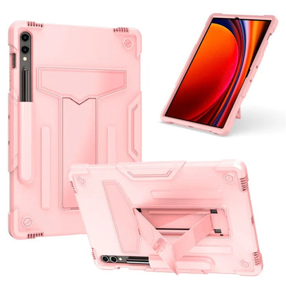 For Samsung Galaxy Tab S9+ / Tab S9 FE+ Rugged Cover T-Shaped Kickstand Protective Tablet Case