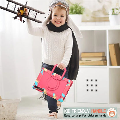 For Samsung Galaxy Tab S9+ / Tab S9 FE+ Case Rotating Kickstand Tablet Cover with Shoulder Strap