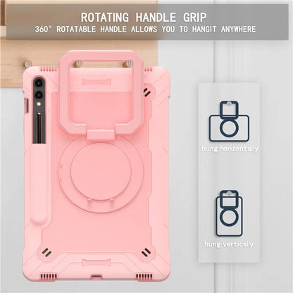 For Samsung Galaxy Tab S9+ / Tab S9 FE+ Case Rotating Kickstand Tablet Cover with Shoulder Strap