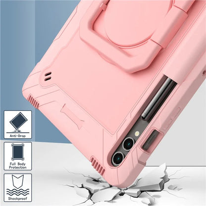 For Samsung Galaxy Tab S9+ / Tab S9 FE+ Case Rotating Kickstand Tablet Cover with Shoulder Strap