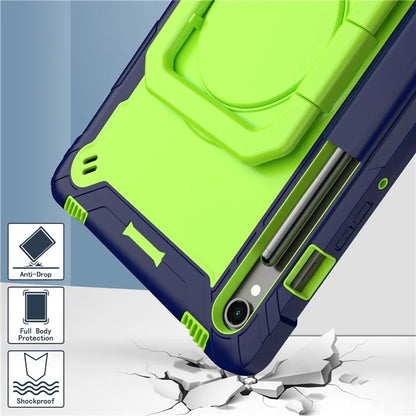 For Samsung Galaxy Tab S9 / Tab S9 FE Tablet Case Rotating Kickstand Protective Cover with Shoulder Strap