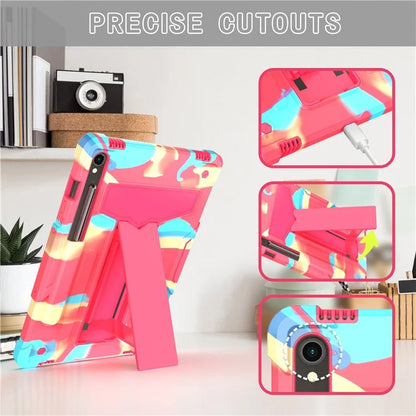 For Samsung Galaxy Tab S9 / Tab S9 FE Protective Case T-Shaped Kickstand PC+Silicone Tablet Cover