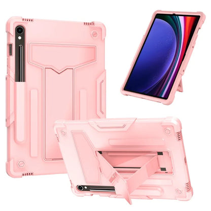 For Samsung Galaxy Tab S9 / Tab S9 FE Protective Case T-Shaped Kickstand PC+Silicone Tablet Cover