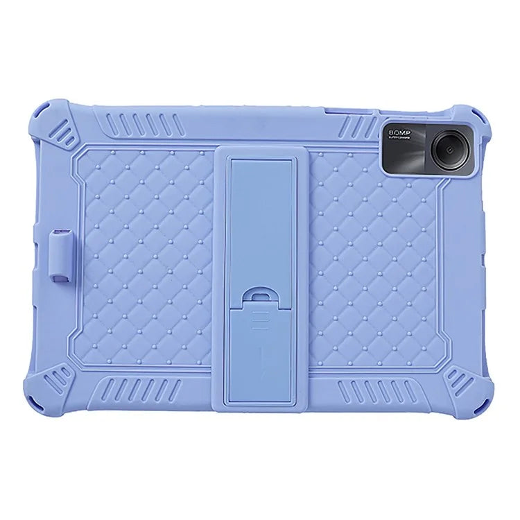 For Xiaomi Redmi Pad SE Case PC+Silicone Tablet Kickstand Cover with Shoulder Strap