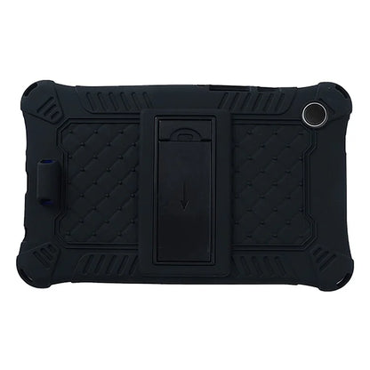 For Samsung Galaxy Tab A9 Case Anti-drop PC+Silicone Tablet Cover with Shoulder Strap