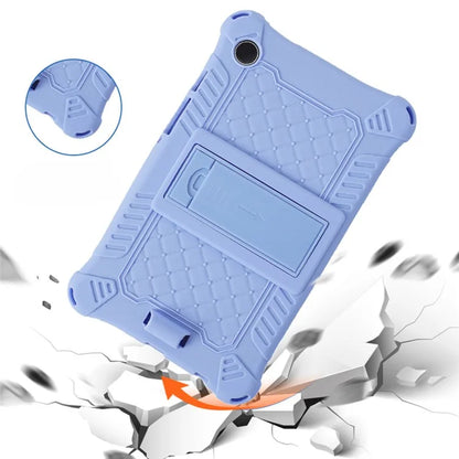 For Samsung Galaxy Tab A9 Case Anti-drop PC+Silicone Tablet Cover with Shoulder Strap