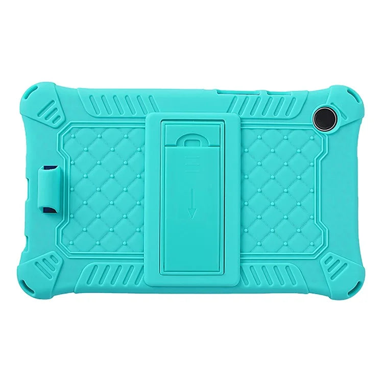 For Samsung Galaxy Tab A9 Case Anti-drop PC+Silicone Tablet Cover with Shoulder Strap