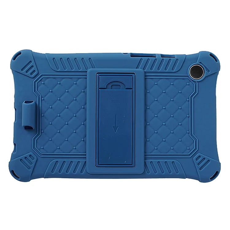 For Samsung Galaxy Tab A9 Case Anti-drop PC+Silicone Tablet Cover with Shoulder Strap