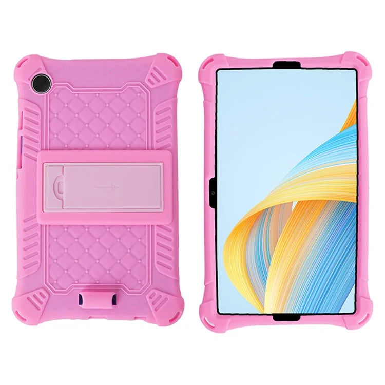 For Samsung Galaxy Tab A9 Case Anti-drop PC+Silicone Tablet Cover with Shoulder Strap