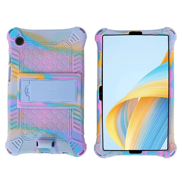 For Samsung Galaxy Tab A9 Case Anti-drop PC+Silicone Tablet Cover with Shoulder Strap