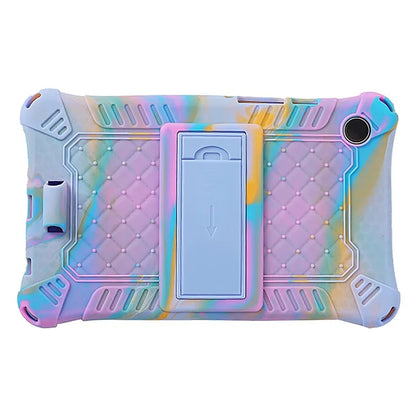 For Samsung Galaxy Tab A9 Case Anti-drop PC+Silicone Tablet Cover with Shoulder Strap